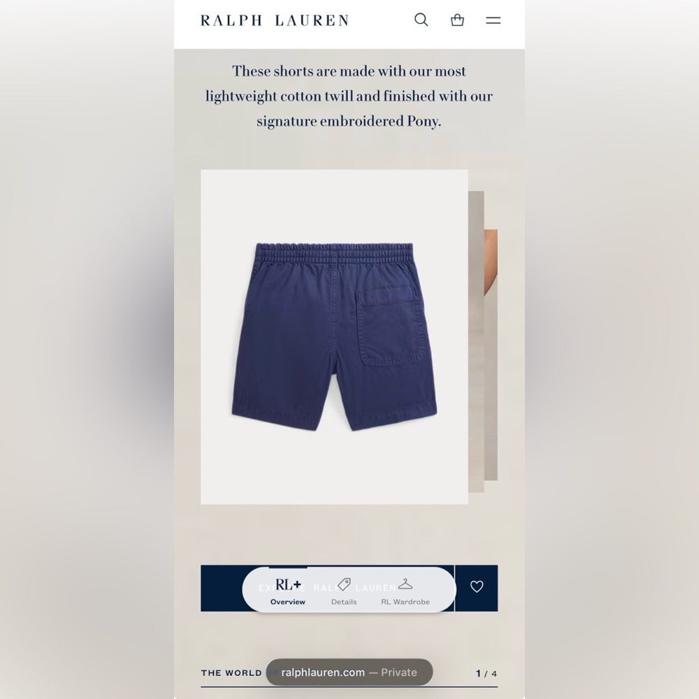 Polo Ralph Lauren Boy’s Color-block Cotton Mesh Polo Shirt and Shorts, Size 3/3T - Picture 5 of 5